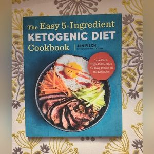 The Easy 5-ingredient KETOGENIC DIET  Cookbook NWT